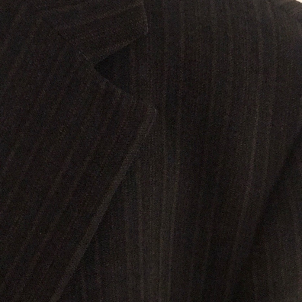 Hugo Boss Sunderland Velvet Striped Jacket Sport Coat Black w/ Brown Str… - Picture 7 of 16
